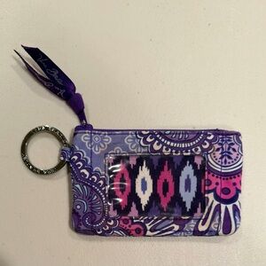 Vera Bradley | Lilac Tapestry, zip ID case.